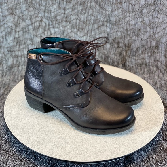 Pikolinos Boots Bootie Lace up Size 39 - Picture 1 of 7